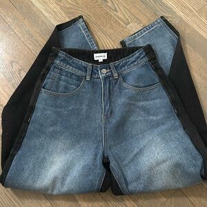 Super down two toned jeans